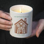 First Christmas In Your New Home Candle, thumbnail 2 of 3