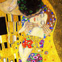 The Kiss Gustav Klimt Cushion Cover, thumbnail 2 of 8