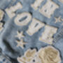 Bride Embroidered Denim Jacket 'Drunk In Love', thumbnail 6 of 9