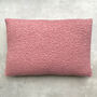 The Bouclé Lumbar Cushion Dusty Pink, thumbnail 1 of 3