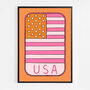 USA Western Style Flag Print, thumbnail 3 of 5