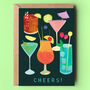 Cocktail Cheers Birthday Card, thumbnail 1 of 2