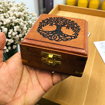 Handmade Tree Of Life Wooden Box, 12 of 12