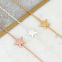 18ct Gold Plated Or Silver Personalised Star Bracelet, thumbnail 3 of 4