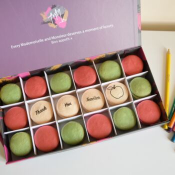 Thank You Teacher Macaron Macaron Gift Box, 4 of 4