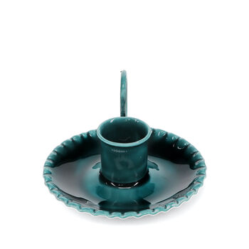 Enamel Chamberstick Candle Holder, 8 of 9