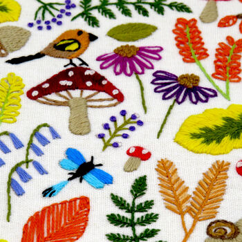 A Walk In The Woods Hand Embroidery Kit, 8 of 12