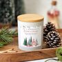 Christmas Candle Personalised Gift Set For Grandma And Grandpa, thumbnail 4 of 9