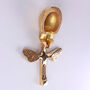 G Decor Golden Bee Polished Brass Door Knocker Elegant Front Door Hardware Fitting, thumbnail 5 of 5
