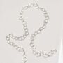 Sterling Silver Hearts Anklet, thumbnail 3 of 8