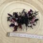 Black, Pink And Burgundy Gothic Flower Hair Comb, thumbnail 4 of 5