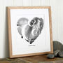 Watercolour Heart Print, thumbnail 1 of 4