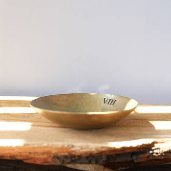 Personalised 8th Anniversary Gift Bronze Bowl Medium, 2 of 11
