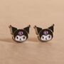 Hello Kitty Kuromi And My Melody Stud Earring Set, thumbnail 2 of 7