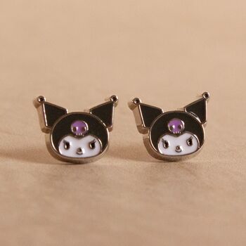Hello Kitty Kuromi And My Melody Stud Earring Set, 2 of 7