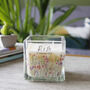 Wildflower Anniversary Square Scented Candle, thumbnail 4 of 6