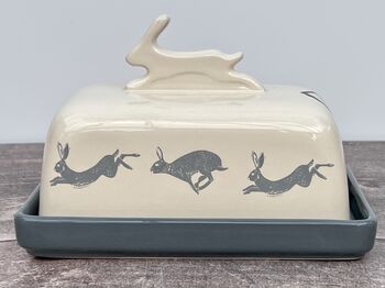 White Hare Butter Dish, 3 of 4