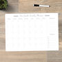 Personalised Whiteboard Monthly Family Organiser, thumbnail 1 of 8