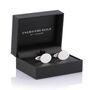 Personalised Cufflinks – Oval | Groom's Party Wedding Gift, thumbnail 4 of 6