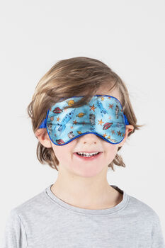 Kids 100% Silk Hand Illustrated Sleep Mask, 11 of 12