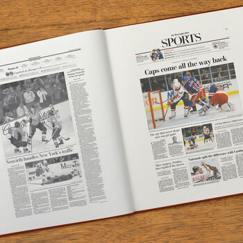 Washington Capitals Personalised Gift Newspaper Book, 9 of 12