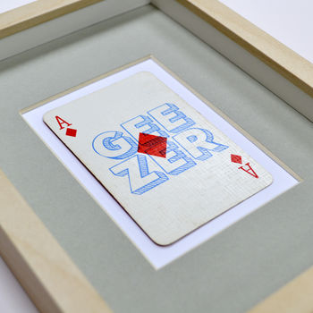 A Diamond Geezer Vintage Playing Card Print, 5 of 6