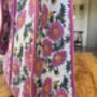 Block Print Quilted Tote Bag, Indian Print Handbag Pink, Black, thumbnail 4 of 10