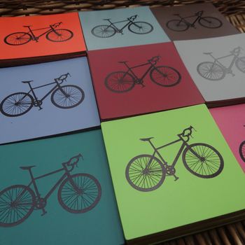 Set Of Four Leather Bicycle Coasters, 3 of 5