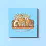 Popcorn Bear Birthday Card | Cute Greetings Card, thumbnail 1 of 4