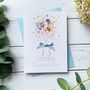 Personalised 13th Birthday Card, Blue Balloon Design, thumbnail 2 of 5