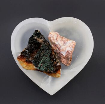 Selenite Heart Trinket Dish, 2 of 6