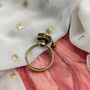 Silver Bronz Adjustable Buddhist Tibetan Spinner Monk Prayer Ring, thumbnail 3 of 9