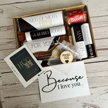 Thinking Of You Letterbox Gift For Him Men’s Chocolate Box, 5 of 10