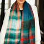 Personalised Chunky Gradient Check Scarf, thumbnail 3 of 10