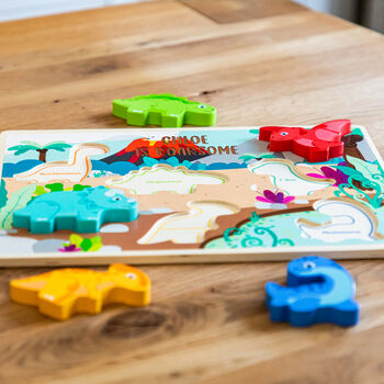 Personalised Roarsome Dinosaur Puzzle, 3 of 4