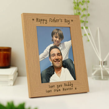 Personalised Happy Father's Day Photo Frame, 2 of 3