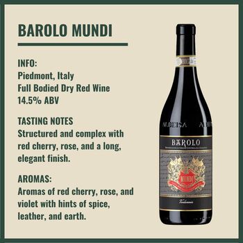 Personalised Luxury Montigoli Amarone Della Valpolicella And Mundi Barolo Red Wine Gift Set, 4 of 10