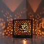 Personalised Diwali Wooden Lantern With Gift, thumbnail 1 of 12