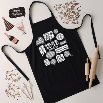 'Events Of 1965' 60th Birthday Gift Apron, 5 of 9