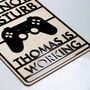 Personalised Do Not Disturb Gaming Sign, thumbnail 3 of 7
