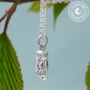 Sterling Silver Wise Owl Charm Necklace, thumbnail 3 of 7