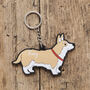 Corgi Keyring Personalisation Available, thumbnail 1 of 4