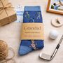 Golf Themed Mens Socks With Personalised Label Sleeve, thumbnail 1 of 4