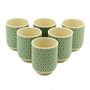 Green Mosaic Herbal Tea / Espresso Cup, thumbnail 2 of 3