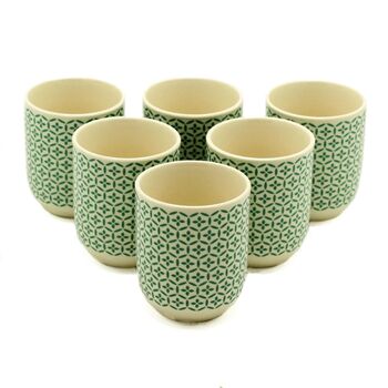 Green Mosaic Herbal Tea / Espresso Cup, 2 of 3