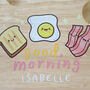 Personalised Cloud Egg Board, Eggs And Bacon, thumbnail 2 of 3
