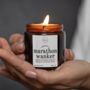 Marathon Wanker Candle, Marathon Runner Gifts, thumbnail 6 of 12