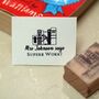 Personalised Teachers Rubber Stamp Gift, thumbnail 3 of 4