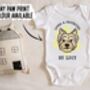 West Highland Terrier Baby Onesie, thumbnail 3 of 6