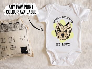 West Highland Terrier Baby Onesie, 3 of 6